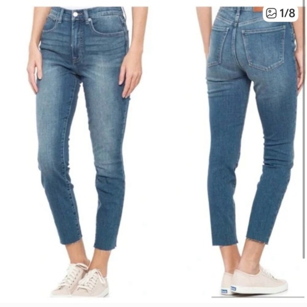 Lucky Brand High-Rise Bridgette Skinny Ankle Lite Black Wash Size 6/28 Jeans.